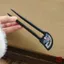 WHX-Hairpin [Quạt Thực Hiện Đào] Kẹp Tóc Không Lanh Kẹp Tóc Cổ Kẹp Tóc Trung Quốc Niche Thiết Kế Độc Đáo Kẹp Tóc