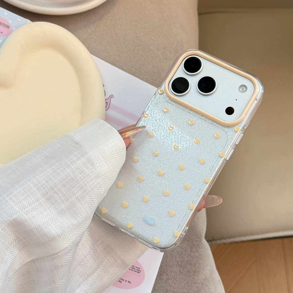 Ốp lưng iPhone trong suốt Love thích hợp cho iPhone 17 Pro Max, 17, 16, 15, 14, 13, tất cả các mẫu, để bảo vệ chống rơi. MGSH
