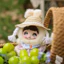 PS1 Dễ Thương Hợp Thời Trang Đồ Chơi Vinyl Plushie Mù Hộp Phong Cách Kỳ Nghỉ Mũ Rơm Túi Búp Bê Charm SP1