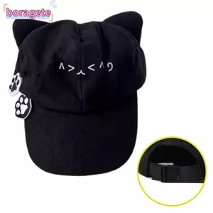 Mũ nồi BORAGETE, Mũ cậu bé Lolita JK Dễ thương, Tai mèo Du lịch Nhật Bản Mũ bóng chày thông thường dành cho nữ Cô gái