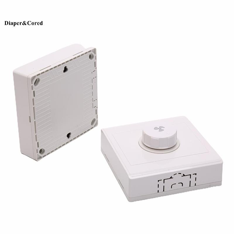 DIAPER & CORED 1PC 86Type Quạt trần Điều chỉnh Bộ điều khiển tốc độ vô cấp Công tắc treo tường 220V 10A YTH