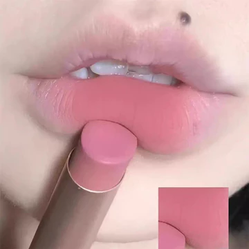 Bột cô gái ngọt ngào mùa xuân!Phong Cách Hàn Quốc Thấp Bão Hòa Nữ Màu Cao Tulip Hoa Anh Đào Hồng ổi Màu Trắng Thoáng Mát Matte Son Môi