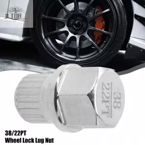 Lug Nut 1 38 / 22PT Công cụ loại bỏ vít lốp chống trộm Vít tông màu bạc