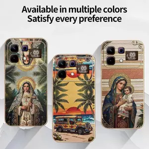 Ốp YJD Cho Infinix Note 60 Pro X6878 X6879 Peace Dove Flower In Series Da Mạ Điện Cạnh Chống Rơi Vỏ Điện Thoại