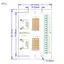 Apill Bảng đột phá kết nối Ethernet Hoạt động dễ dàng Khối đầu cuối RJ45 M2 Tỷ lệ thất bại thấp Tuổi thọ dài Truyền nhanh cho thương mại