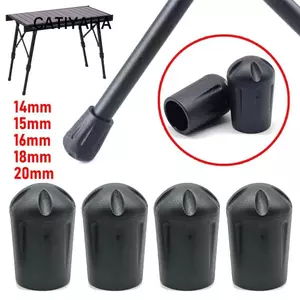 CATIYAHA 1 Cái / 4 Cái Bảo Vệ Chân, Phụ Kiện Ghế Cắm Trại Chống Trơn Trượt Chân Ghế Mặt Trăng, 14 / 15 / 16 / 18 / 20mm Đầu Nối Cắm Chống Mài Mòn Chân