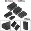 ITRUMPET 1 / 2 Chiếc Vỏ Chống Thấm Nước Dự Án Chất Lượng Cao Nhựa ABS Màu Đen Nhạc Cụ