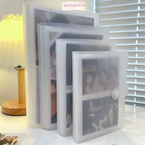 ITRUMPET 1 Album Ảnh, 80 / 160 Khe Cắm Thu Thập Sách Hình Thẻ, Sáng Tạo 3 / 4 / 5 / 6 / 7 Inch PVC Trong Suốt Photocard Giá Đỡ Thần Tượng Ngôi Sao