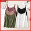YRBWD Thêu Camisole, Vải Lanh Cotton Thiết Kế Cổ Chữ V Dây Đeo Spaghetti, Đa Năng Rỗng Móc Hoa Retro Bohemian Hoa Thêu Áo Cho Nữ