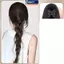 MAKY Dài Xoăn Tóc Giả Tổng Hợp Tự Nhiên Đuôi Ngựa Bện Nữ Vuốt Tóc Kẹp Với Dây Rút Tóc Nối Dài Thời Trang Tóc Giả Tóc Giả Tóc Giả Phụ kiện tạo kiểu VN