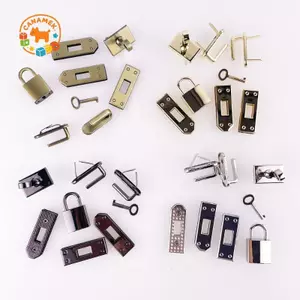 CANAMEK 7 Cái / bộ Túi Xách Nữ Xoay Khóa Lo Bule DIY Phần Da Thủ Công 45mm 4 Màu Túi Kim Loại Lo Phụ Kiện Phần Cứng CSF
