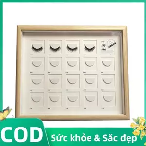 Trong Kho 10Pcs Acrylic Lông Mi Hiển Thị Đứng Ghép Bracket Bảng Điều Chỉnh Lông Mi Mở Rộng Cod