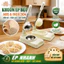 khuôn cán bột làm bánh trung thu bánh bao ABS thép không gỉ 304 siêu nhanh tiện lợi không độc hại