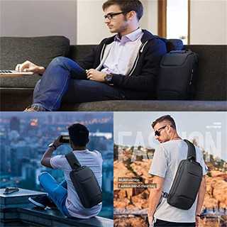 Túi đeo chéo nam Oxford – Khóa chống trộm, chống trầy xước & chống nước