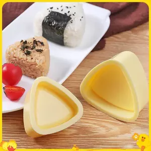 Mới Tự Làm Khuôn Sushi Onigiri Cơm Bóng Thực Phẩm Báo Chí Tam Giác Máy Làm Sushi Khuôn Nhật Bản Nhà Bếp Bento Phụ Kiện Dụng Cụ