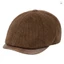 Unisex Retro Corduroy Newsboy Mũ có vành da đã giặt cho mùa thu đông