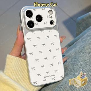 Ốp lưng bảo vệ toàn màn hình nơ iPhone cho iPhone 15 13 12 11 14 Plus 16 17 Pro Max XR Xs Max