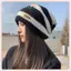 JRP Mùa Đông Ấm Áp Mũ Dành Cho Nữ Thường Ngày Staing Dệt Kim Bonnet Mũ Nam Mũ Sọc Hip Hop Unisex Nữ Beanies JRP