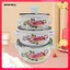 3 Miếng Nồi Tay Cầm Đôi Men Nồi Súp Có Nắp Stew Bean Simmer Nồi Chống Dính Nồi Thiết Kế Hoa Retro Độc Đáo Thích Hợp Cho Nồi Cảm Ứng G