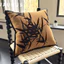 Phong Cách Trung Cổ Ánh Sáng Sang Trọng Huyền Thoại Quái Vật Cao Cấp Sofa Rộng Viền Phong Cách Mới Trung Quốc Da Báo Nâu Gối Đầu Giường Đệm Tựa Lưng26062402