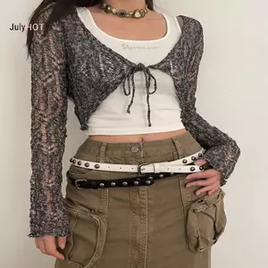 JULYHOT Nữ Mỹ Vintage Thắt Lưng Thông Thường Đinh Tán Dây Da Mỏng Phong Cách Punk Kim Loại Ro Độc Đáo Đa Năng Thắt Lưng Phụ Kiện Massivedeals