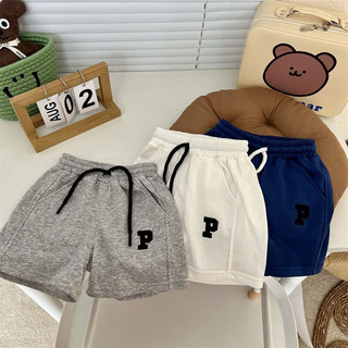Mùa Hè Bé Gái Co Giãn Eo Dây Rút Quần Short Thể Thao Nhật Bản Phong Cách Hàn Quốc Rời Cotton Quần Crop Thường Ngày
