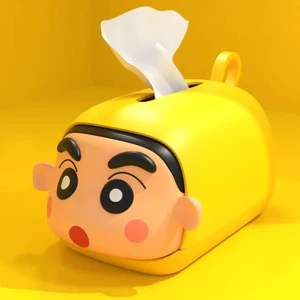 Bán Crayon Shin-Chan Hoạt Hình Hộp Khăn Giấy Dễ Thương Để Bàn Sáng Tạo Hộp Giấy Trang Trí Hộ Gia Đình Lưu Trữ Đồ Trang Trí