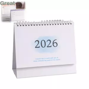 Lịch Mini TUYỆT VỜI, Cuộn Dây Hàng Tháng Kế Hoạch Lịch Để Bàn 2026, Di Động Lịch Tiếng Anh Sách Văn Phòng Đồ Dùng Học Tập