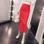 Phụ Nữ Váy Bút Chì Nữ Cao Cấp Bodycon Váy Maxi OL Văn Phòng Co Giãn Chia Váy Làm Việc
