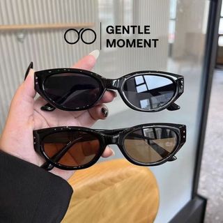 Kính râm mắt mèo chống tia UV GENTLE MOMENT kính mát thời trang nam nữ phong cách sang trọng đi chơi đi học GMT838