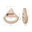 LACYESUK Dụng cụ tăng cường ngón tay, Huấn luyện viên cường độ nhẹ Bảng treo leo núi, Lắp đặt dễ dàng Chất liệu chắc chắn Người leo núi trán Bảng kéo bằng gỗ Người đam mê thể dục