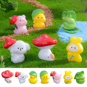 Hoạt Hình Động Vật Nhỏ Nhựa Nhiều Màu Sắc Đồ Trang Trí Sáng Tạo Rêu Micro Phong Cảnh Làm Vườn Trang Trí DIY Để Bàn Phụ Kiện Mini