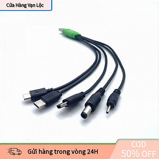 [vạn] Cáp USB Sạc Đa Năng 5.5mm 3.5mm 2.5mm – Cáp Đầu Tròn Tiện Dụng Cho Thiết Bị Cũ, Nguồn Điện DC