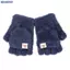 Bluelover Mùa Đông Nữ Nửa Ngón Flip-top Găng Tay Sinh Viên Cô Gái Dễ Thương Hoạt Hình Ấm Áp Mềm Mại Phong Cách Thi Đan Găng Tay Mới