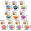 QEARY Bánh Bao Đồ Chơi Squishy, Mềm Mại Dễ Thương Với Máy Hấp Bun Bóp Đồ Chơi, Thông Hơi Văn Phòng Hình Dạng Thực Phẩm Màu Cầu Vồng Pinch Fidget Đồ Chơi Cảm Giác Ủng Hộ Tiệc