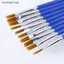 {BUDDI} Bộ cọ vẽ tranh dành cho nghệ sĩ 50 chiếc Bàn chải tóc Nylon cho Acrylic Màu nước Gouache DIY Dự án nghệ thuật thủ công {buddingenergy}