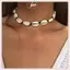 JRP Boho Bãi Biển Bohemian Vỏ Choker Nelaces Dành Cho Nữ Bé Gái Thời Trang Mùa Hè Trang Sức Dây Xích Vỏ Mặt Dây Nelace JRP
