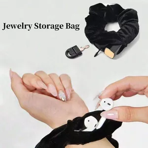 Ví Scrunchies Chống Trộm Cho Du Lịch Nước Ngoài Vô Hình Di Động Đa Năng Zero Ví Chống Rụng Tóc Vòng Cho Người Phụ Nữ Cô Gái