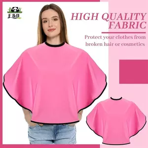 Vỏ cắt tóc Khăn choàng tóc nhuộm chống thấm nước có thể tái sử dụng Dụng cụ tạo kiểu tóc Salon Làm tóc Tạp dề màu Vải tạo kiểu EMKK