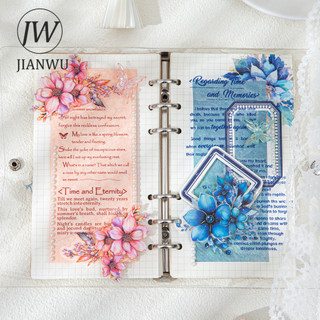 JIANWUFragment of Văn Học Trích Dẫn Series Vintage Văn Bản Tiếng Anh Phong Cảnh Chất Liệu Cắt Băng PET Tạp Chí Sáng Tạo Văn Phòng Phẩm