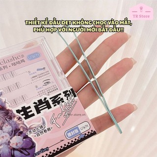 Nhíp Gắn Mi Dưới Chuyên Nghiệp BQI - Đầu Ngang, Giúp Nối Mi Dễ Dàng
