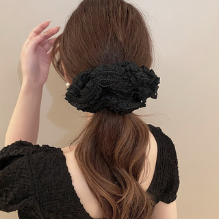 Dây buộc tóc hai lớp ren ngọt ngào, phù hợp style múa ba lê cho bé gái, có độ đàn hồi cao, tiện dụng cho tóc đuôi ngựa thấp.