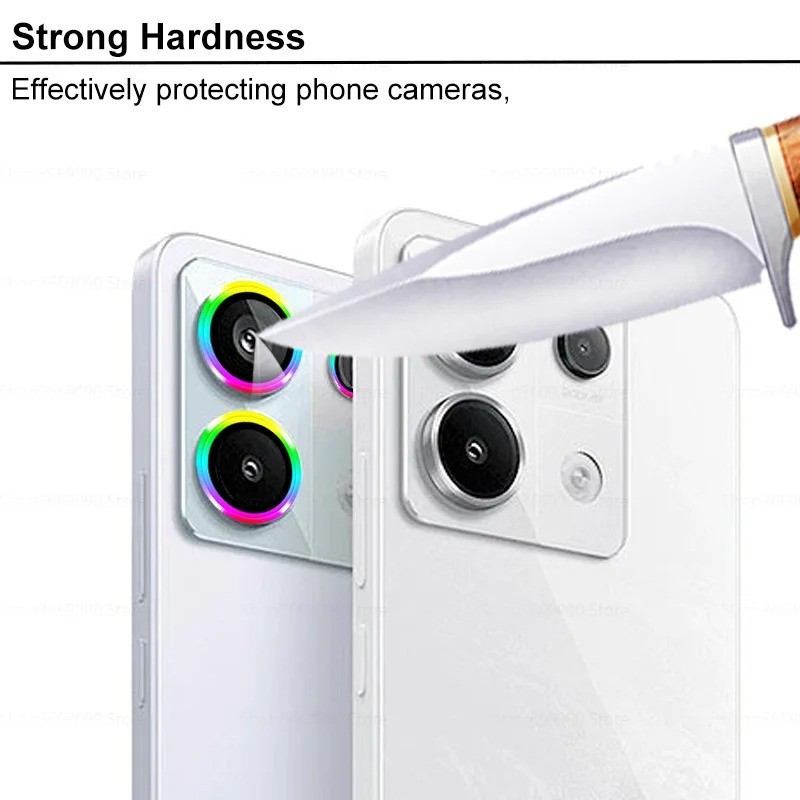 Dành Cho Redmi Note 15R 15 Pro + Pro 5G Hợp Kim Nhôm Ống Kính Máy Ảnh Kính Cường Lực Cho Redmi 15C 15 4G 5G Full Cover Kim Loại Bảo Vệ Ống Kính Máy Ảnh Nắp Vòng