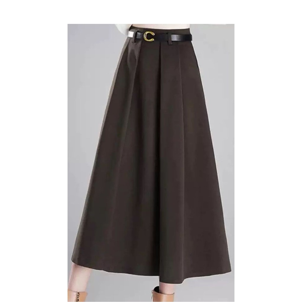 Mutu Pháp Retro Xếp Ly Váy Nữ Mùa Xuân 2026 Phong Cách Mới Cao Cấp Ôm Hơn Nhìn Giữa Chiều Dài Len Chữ a Váy