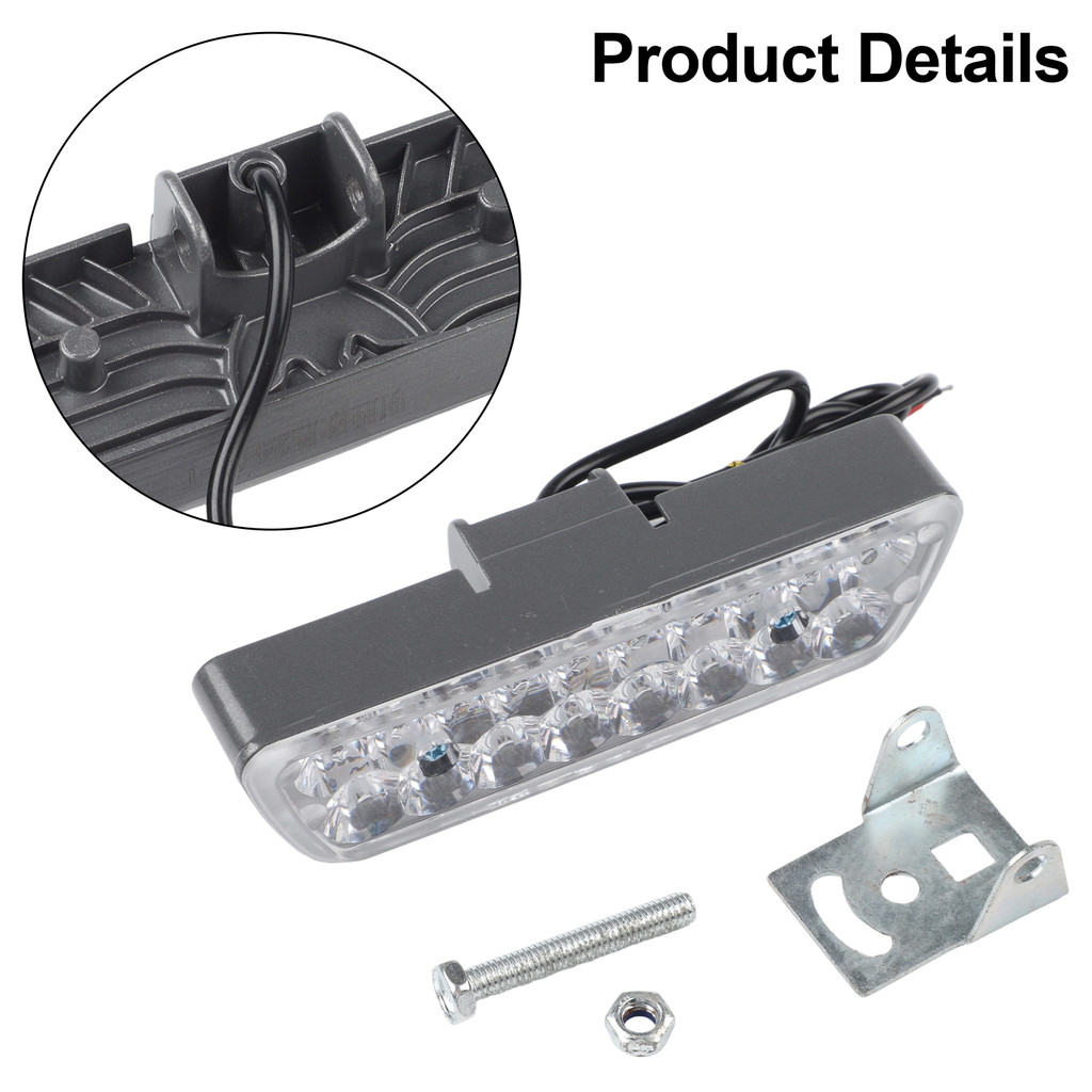 Đèn pha xe đạp điện 12V 85V E màu đen sành điệu Đèn xe đạp điện Đèn trước xe tay ga