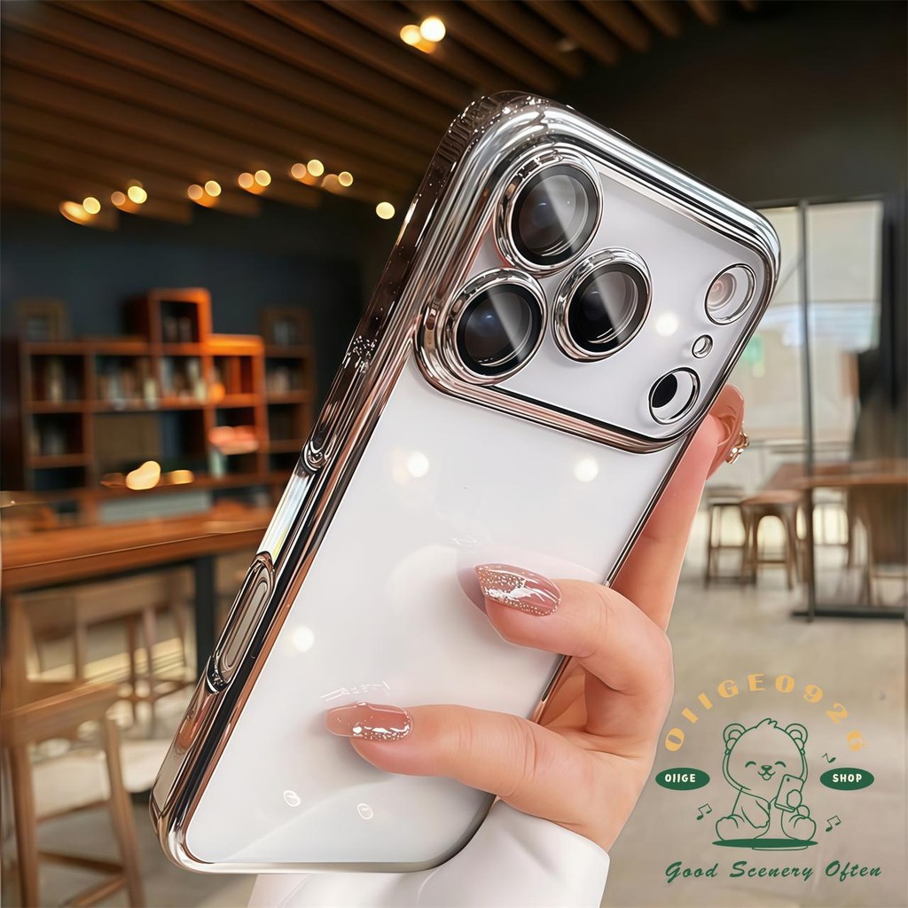 【 Ốp lưng iPhone17 】 Vỏ mạ chống rơi siêu mỏng Vỏ điện thoại iphone17 Pro Max 16 15 14 13 12 cho vỏ iPhone Vỏ mềm silicon TPU chống sốc