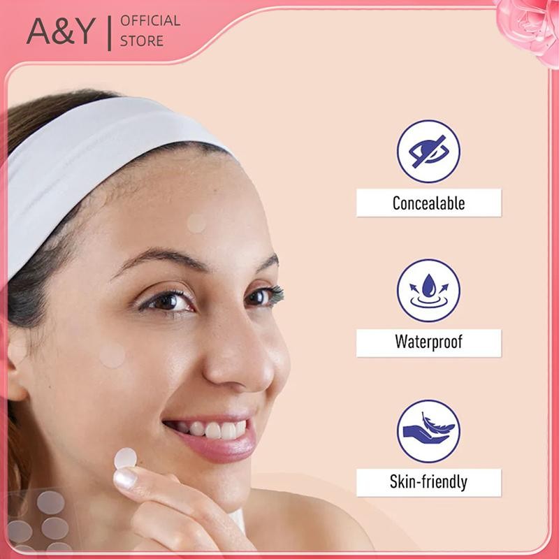 A & Y 400 Miếng Dán Mụn Mụn Vô Hình Chăm Sóc Da Miếng Dán Che Khuyết Điểm Mặt Làm Đẹp Dụng Cụ Trang Điểm.