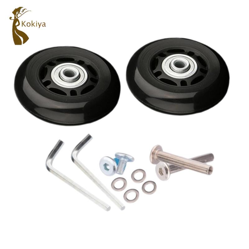 2 Miếng Vali Hành Lý Bánh Xe Thay Thế Với Bánh Xe Vít Vòng Bi Sửa Chữa