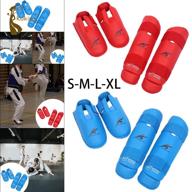 Strike Shin Guards Leg Guards Mắt cá chân Shin Kick Pads Hỗ trợ Kick độn cho bàn chân