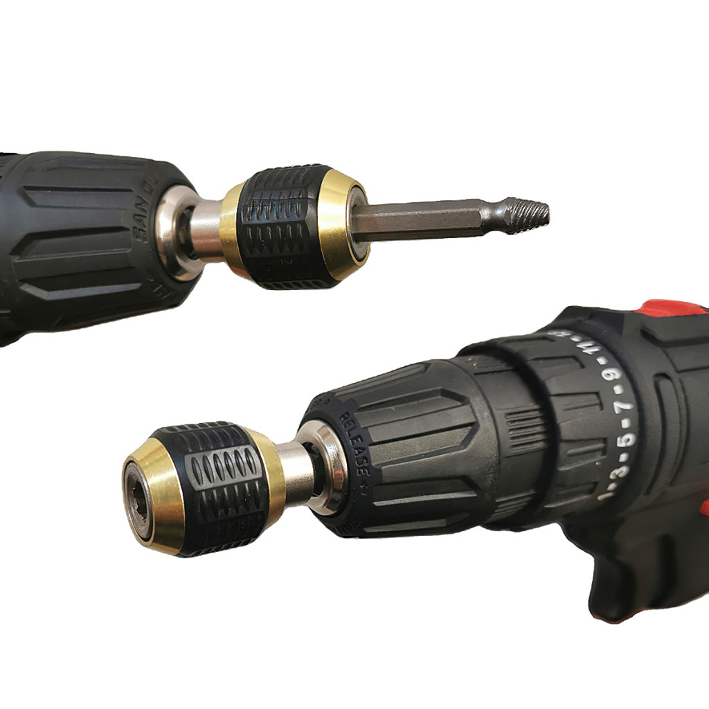 【COD】Đầu Kẹp Tháo Lắp Nhanh Mũi Khoan Và Tua Vít 1/4 Inch, Chuôi Lục Giác 60mm, Thép Không Gỉ, Tương Thích Mọi Máy Khoan